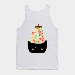 Pudding Shaved ice Tank Top